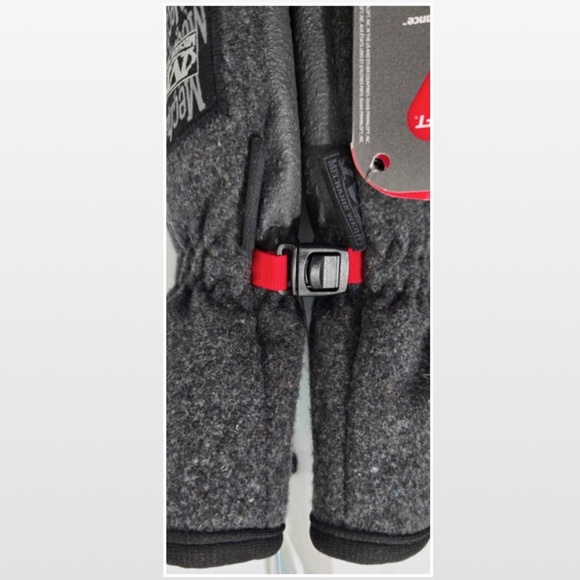 New Primaloft Mechanix Wear Gloves Mens Large Cold Work Gray Black NWT - Picture 9 of 16